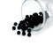1 or 4 Strands 6x6mm Black Opaque Bicone Beads, Imitation Crystal, Grade AA